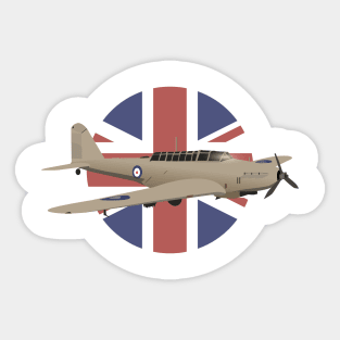 Fairey Battle British WW2 Airplane Sticker